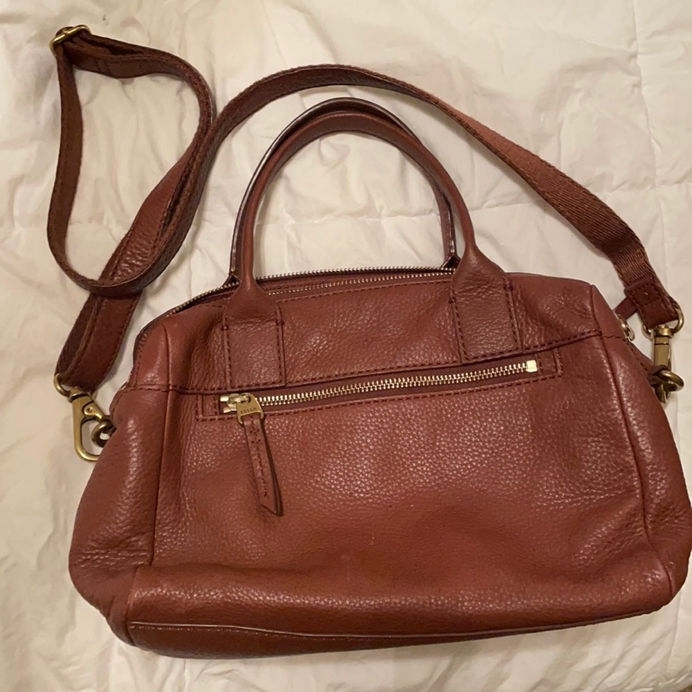 Fossil leather purse